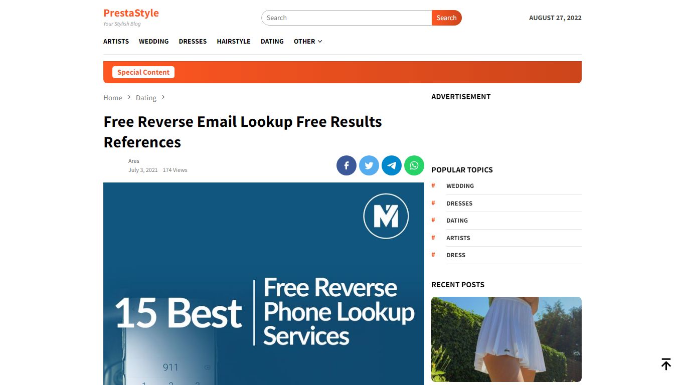 Free Reverse Email Lookup Free Results References | PrestaStyle